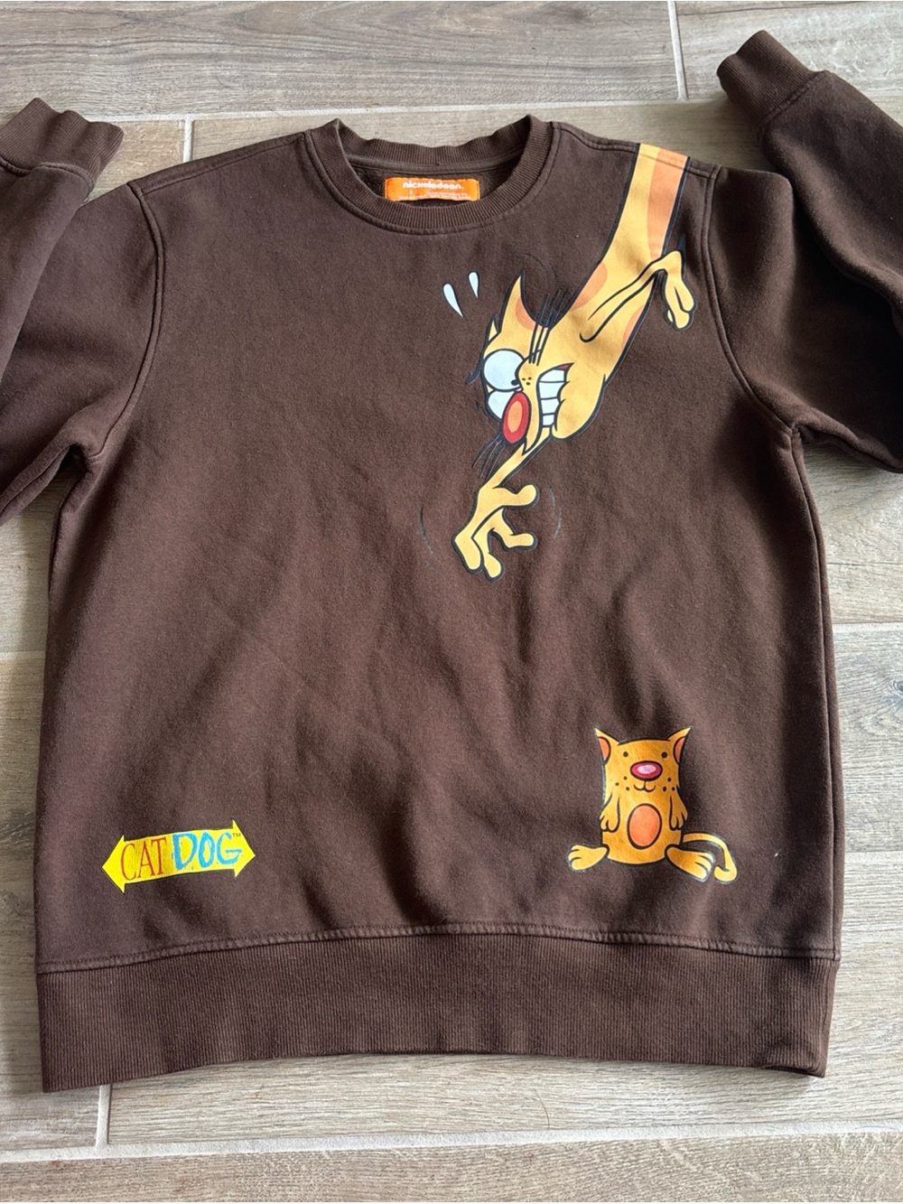 Nickelodeon CatDog graphic crewneck sweatshirt Men’s large